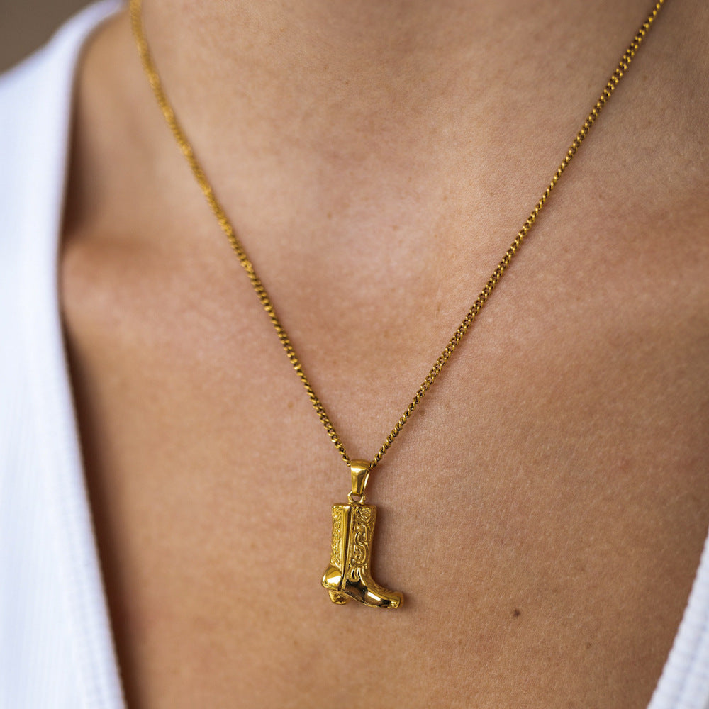 Western Cowboy Pendant Set