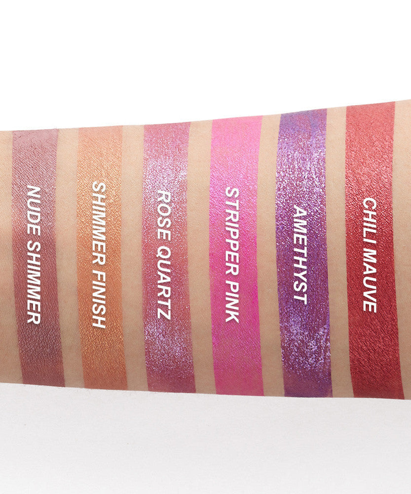 Metallic lip gloss