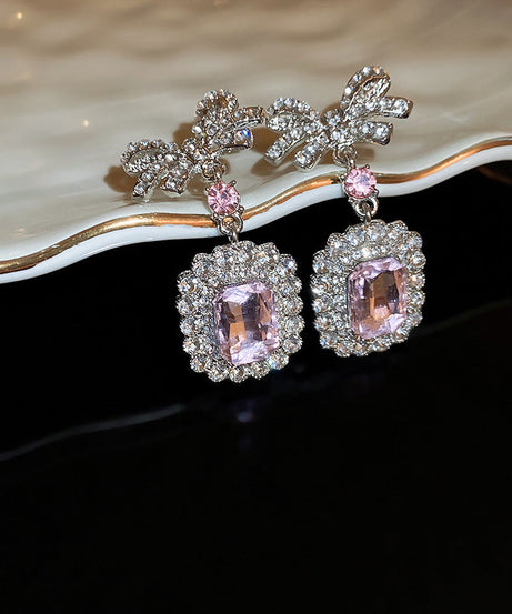 Zircon Square Bow Set