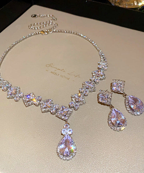 Zircon Diamond-Shaped Set