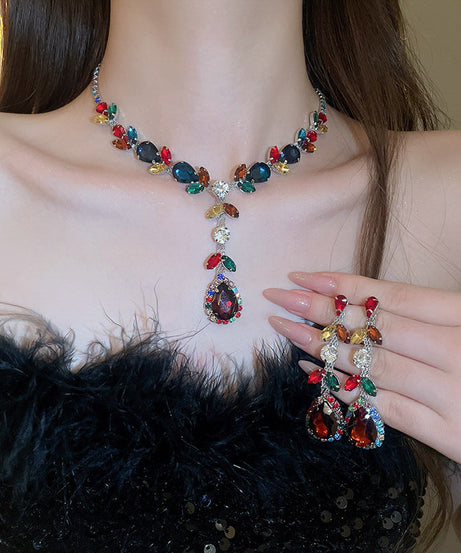 Leaf Zircon Set
