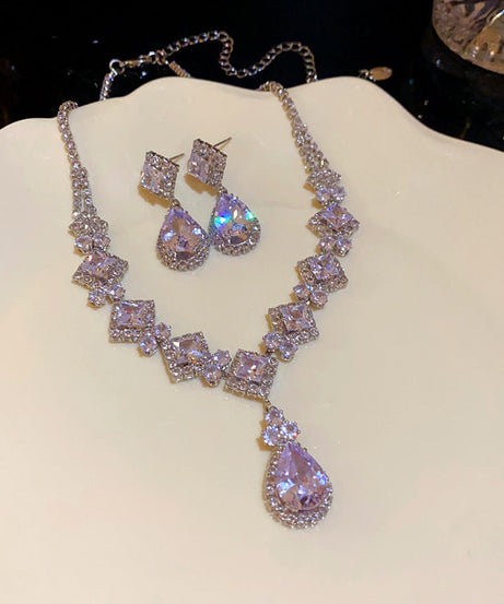 Zircon Diamond-Shaped Set